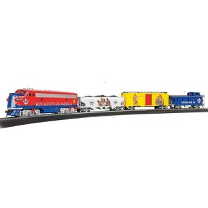 Bachmann Trains - BSA ALL AMERICAN (Boy Scouts of America®) - Ready To Run Electric Train Set - HO Scale - 1 of 2