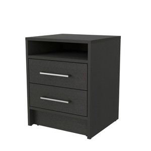 NicBex 14.6 inch Wide Nightstand with 2 Drawers,Modern Side Table with Metal Handles,Bedside Table for Bedroom,Living Room - 1 of 4