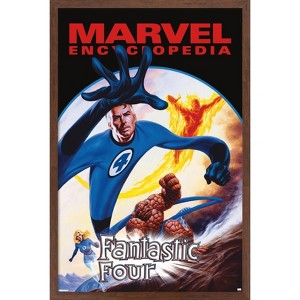 Trends International Marvel Publishing: Fantastic Four - Fantastic Four Encyclopedia Framed Wall Poster Prints - 1 of 4