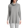 Lands' End Women's Long Sleeve Cozy Knit Cowl Neck Tunic - 3 of 3