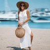 Women's Sleeveless Cutout Bodycon Cover-Up Maxi Dress - Cupshe - 2 of 4