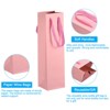 Unique Bargains Sturdy Paper Satin Rope Handle Reusable Fashionable Wine Gift Bags 24 Pcs - 3 of 3