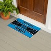Evergreen Come Back with Tickets Carolina Panthers 28" x 16" Woven PVC Indoor Outdoor Doormat - 4 of 4