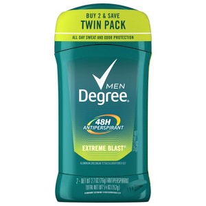 Degree Men Extreme Blast Antiperspirant and Deodorant Twin Pack - 2.7oz