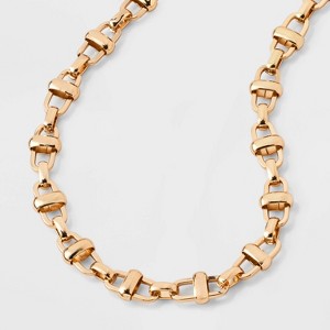 Bar Chain Necklace - A New Day™ Gold - 1 of 4