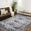 Area Rug, Washable Vintage Oriental Rug - Stain-Resistant Low Pile Non Slip Carpet for Living Room, Bedroom, Farmhouse, Office - 3 of 4