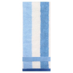 REGALWOVEN Striped Absorbent Soft Cotton Hand Towels for Bathroom 13" x 29" 2 Pcs - 1 of 4