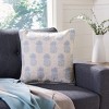 Brillen Pillow - Blue/White - 18"X18" - Safavieh - 2 of 4