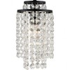 Crystorama Lighting Gabrielle 1 - Light Chandelier in  Matte Black - 2 of 3
