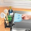 Attop Sponge Holder for Kitchen Sink with Towel Rack, Sink Caddy with Kitchen High Brush Holder, Organzier Rustproof - 4 of 4