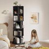 Aoxun 360° Rotating Bookcase for Bedroom, Living Room, Study Room - 2 of 4