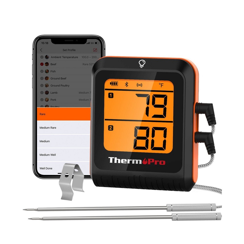 Photos - BBQ Accessory ThermoPro Bluetooth Dual Probe Thermometer