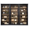 Martin Furniture 94" Toulouse Bookcase Honey/Black: Arched Design, 6 Open Shelves, No Assembly Required - 4 of 4