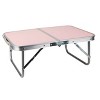Folding Lap Tray Desk Pink - Mind Reader: Portable Foldable Lap Desk for Laptop & Eating, MDF & Aluminum, No Assembly Required - 3 of 4