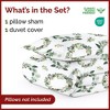 Luxury Soft Premium Christmas Duvet Cover Set - Zipper Closure & Matching Pillow Shams - CGK Linens - 2 of 4