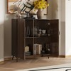 Famapy Wooden Storage Cabinet Accent Cabinet with Doors - Modern Sideboard for Living Room Display & Organization - 3 of 4