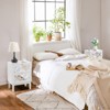 Karl Home 2-Drawer White MDF 17.72in. W Nightstands - Set of 2 - 3 of 4