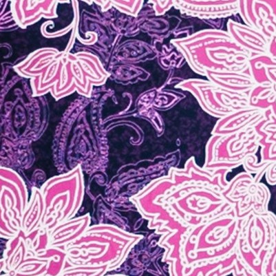 purple paisley