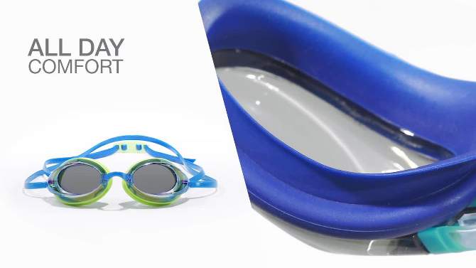 Speedo Adult Boomerang Swim Goggles, 2 of 6, play video