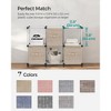 SONGMICS Storage Cubes Non-Woven Fabric Bins with Double Handles Set of 6 Closet Organizers for Shelves Foldable for Clothes - 4 of 4