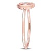 EVERLY JEWELRY | 10K Rose Gold Diamond-Accent Circular Ring - 2 of 4
