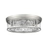 Clarion 4-Light Flush Mount Light - Dimmable Glass Shade, 20.75" for Any Room - 3 of 4