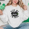 Simply Sage Market Women's Graphic Sweatshirt Kiss Me I'm Irish Lips - 2 of 3
