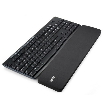 Insten Keyboard Wrist Rest Pad, Anti-Slip Ergonomic Palm Cushion Support for Comfortable Typing and Pain Relief, 17.3 x 3.7 in, Black