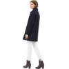 INSPIRE CHIC Women's Turn Down Collar Single Breasted Winter Outwear Overcoat - 4 of 4