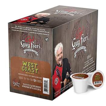 Guy Fieri Flavortown Roasts Coffee Pods, Gourmet Coffee in Single Serve Cups, 24 Count