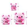 Snackles 14" Piggy with Sangaria Strawberry Ramune Stuffed Animal - 3 of 4