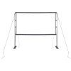 Aghana Digitals 108 Inch 16:9 Portable Projection Screen with Stable Iron Stand - Matte White - 3 of 4