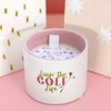 Pavilion Gift Company - Golf Life - 8 oz 100% Soy Wax Reveal, Single Wick Candle Scent: Tranquility - Flame Candles - 4 of 4