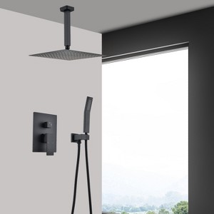 ONWITH Ceiling Mounted Shower System Combo Set with Handheld and 10"Shower head - 1 of 4