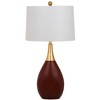 Medallion Table Lamp (Set of 2) - 27.5 Inch Height - LIT4507 - Gold - Safavieh - 2 of 3