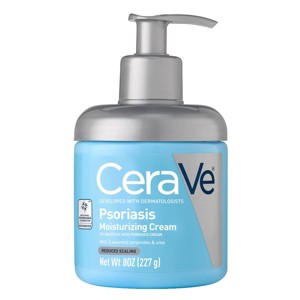 CeraVe Psoriasis Moisturizing Cream with Salicylic Acid Unscented - 8oz - 1 of 4