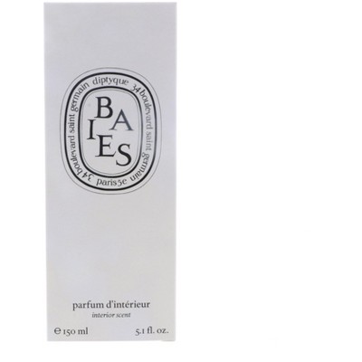 Diptyque Baies Clear Glass Room Spray Bottle