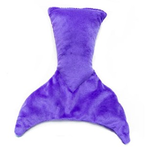 Mutts & Mittens, Inc. Mermaid Tail Plush Dog Toy- (Small)-Assorted Colors - 1 of 2