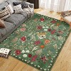 Fulvari Colorful Color Floral Door Mat Indoor Entrance Non-Slip Soft Oriental Vintage Carpet Kitchen Entryway Bedroom Corridors Indoor - 2 of 4