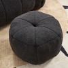 Bean Bag Chair Modern with Footstool and Handle for Living Room and Bedroom 41.2"W-3irtyhousy - 3 of 4