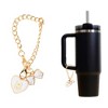 Unique Bargains Heart Bow Water Cup Pendant 1 Pc - 3 of 4
