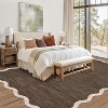 Washable Scalloped Area Rug, Soft Non-Slip Large Area Carpet for Bedroom, Living Room, Dining Room, Nursery, Modern Farmhouse Style - 3 of 4