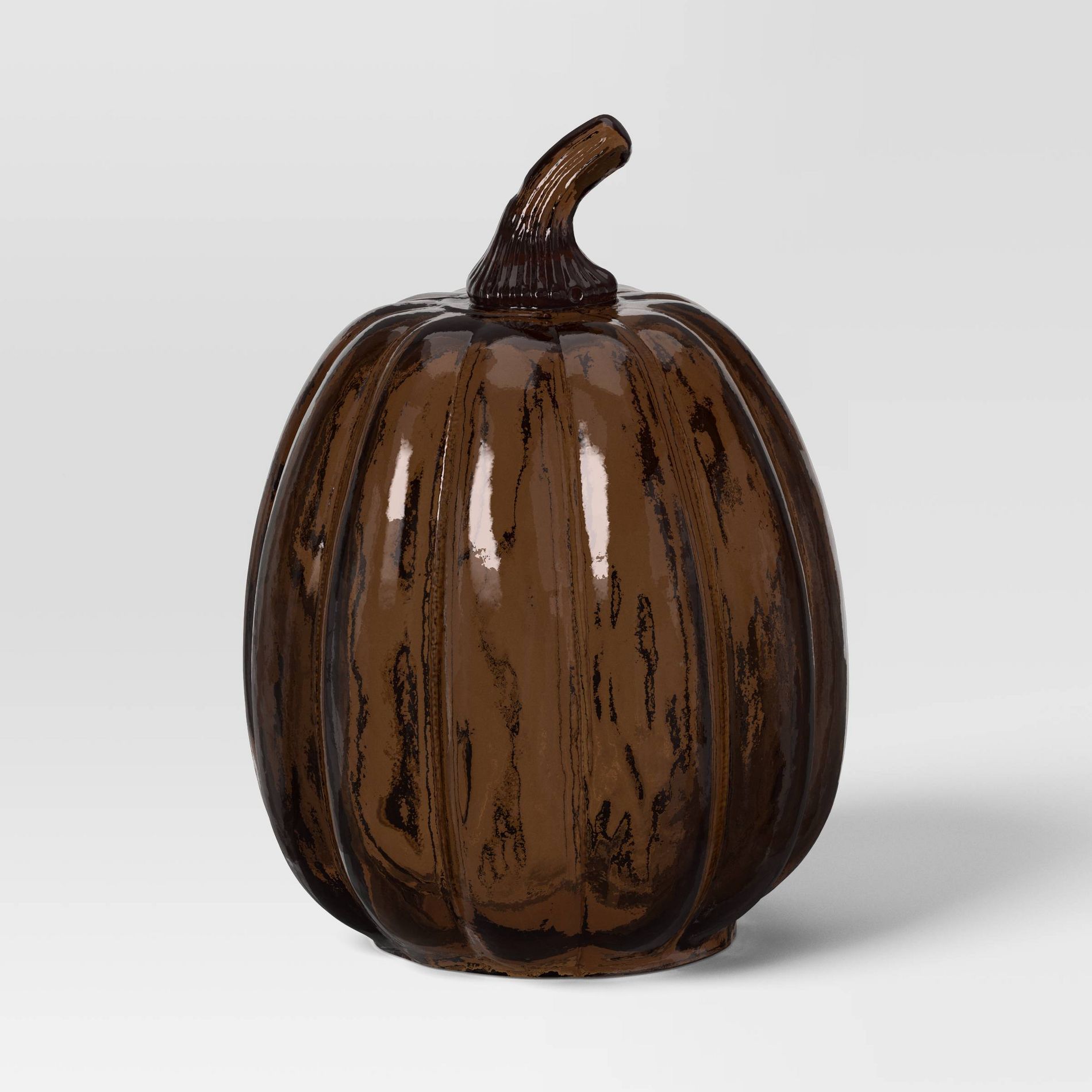 Small Glass Pumpkin Amber - Threshold™