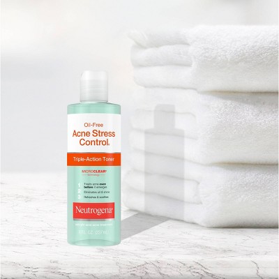 Neutrogena Oil-Free Acne Stress Control Triple-Action Toner with Green Tea &#38; Cucumber Extract - 8 fl oz_5