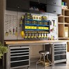Modular Wall-Mounted Power Tool Organizer with Charging Station, Heavy-Duty Drill Rack with Hooks and 8-Outlet Holder - 2 of 4