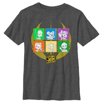 Boy's Star Wars: Young Jedi Adventures Character Boxes T-Shirt