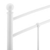 Modway Abigail Full Metal Headboard -  Seven Mounting Positions  - iron frame powder coated, Plastic tube plug - 3 of 4