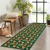 Acekool 2x6 Floral Runner Rug - Washable, Non-Slip Boho Design for Entryway & Bedroom - 3 of 4