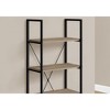 TOAOTBNBO 4 Tier Contemporary Bookshelves, Home Office Display Bookcase with Crossbars, Industrial Bookshelf with Storage Cabinet - 4 of 4