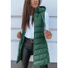 Imily Bela Oversized Hooded Puffer Vest Long Sleeveless Quilted Winter Outerwear for Women - 2 of 4